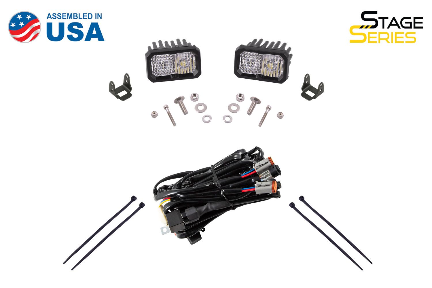 DIODE DYNAMICS | 4Runner 5th Gen 2010-2024 Stage Series Backlit Ditch Light Kit
