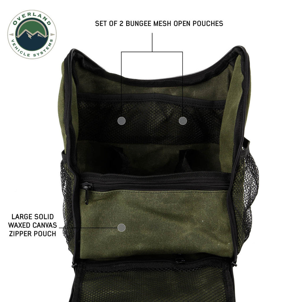 OVERLAND VEHICLE SYSTEMS | Overnight With Handle And Straps #16 Waxed Canvas (21039941)