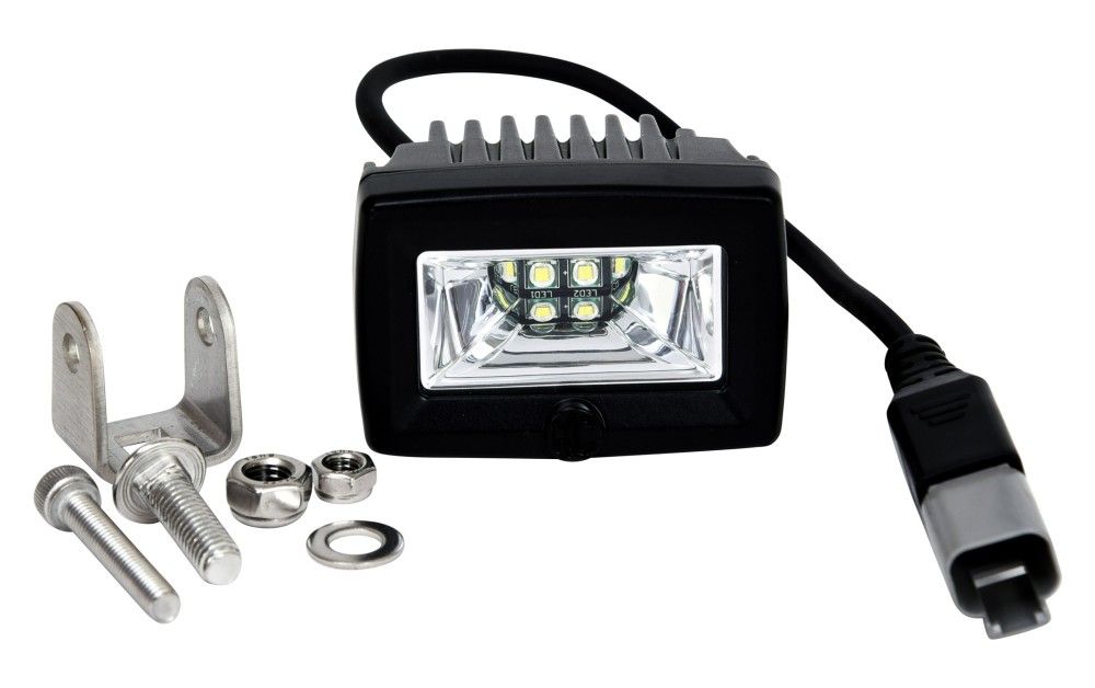 KC HILITES | 2" C-Series C2 LED 2-Light System 20W Flood Beam (0328)