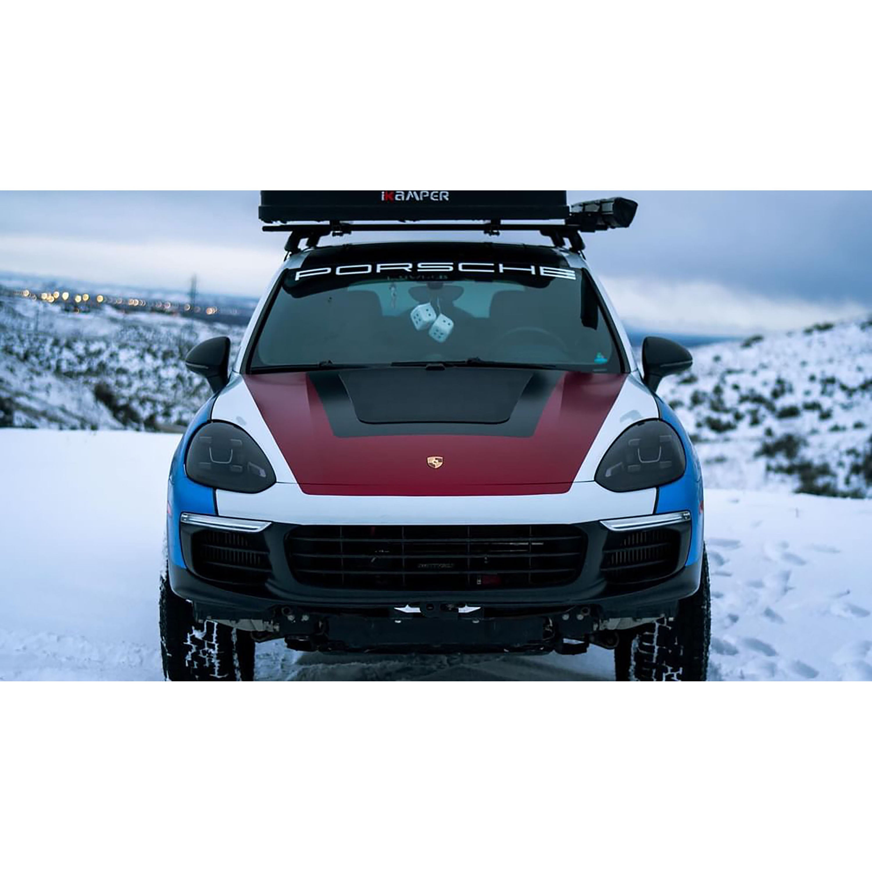 CASCADIA 4X4 | Porsche Cayenne 2003-2017 VSS System 65 Watt Hood Solar Panel