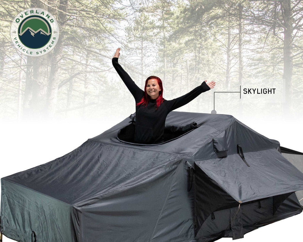 OVERLAND VEHICLE SYSTEMS | Nomadic 2 Extended Roof Top Tent in Dark Gray (18029936)