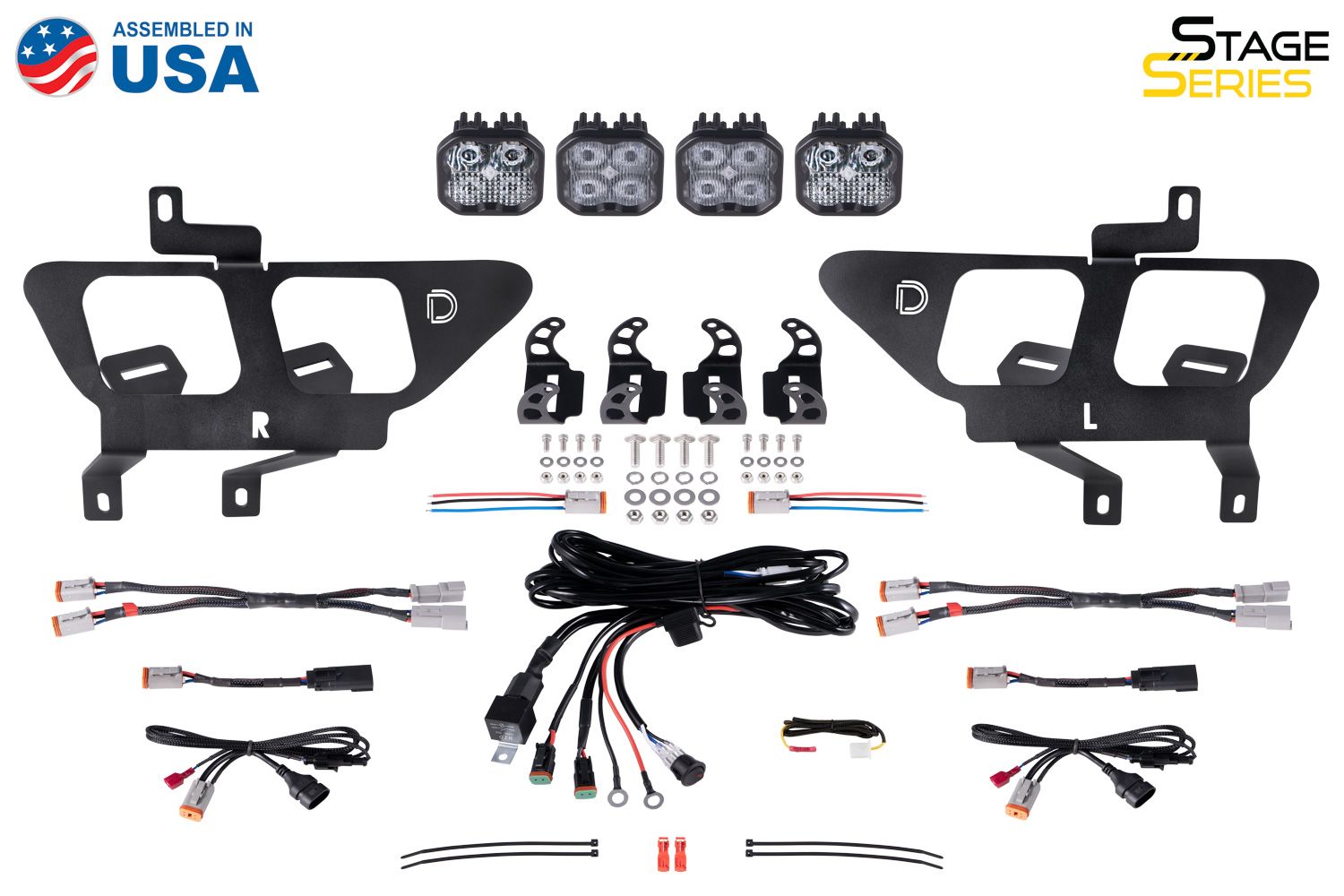DIODE DYNAMICS | Ford F-150 2021-2023 Stage Series Fog Pocket Kit