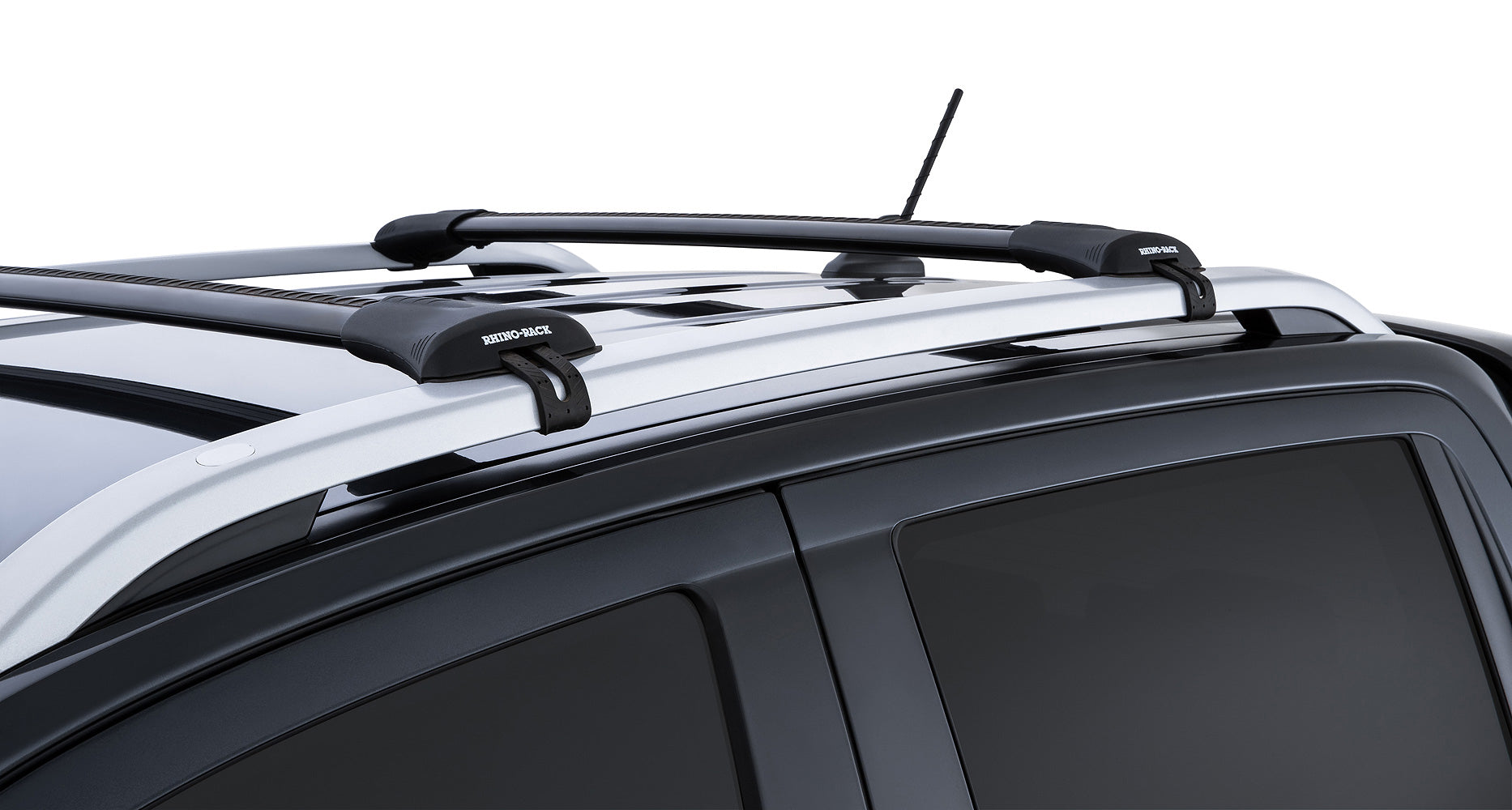 RHINO RACK | Vortex StealthBar Black 2 Bar Roof Rack (JA7971)