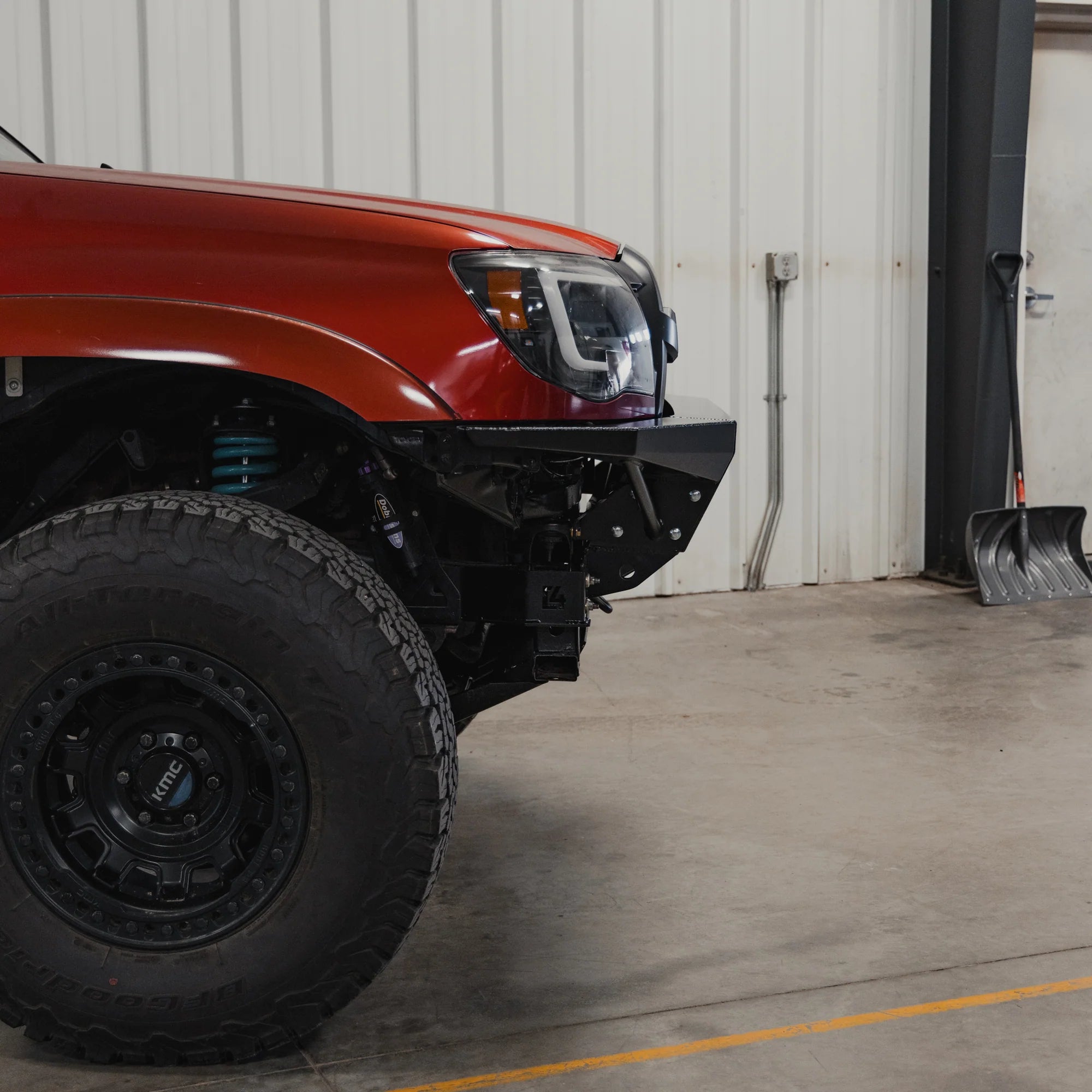 C4 FABRICATION | Tacoma 2nd Gen Rock Runner Front Bumper with Low Bull Bar