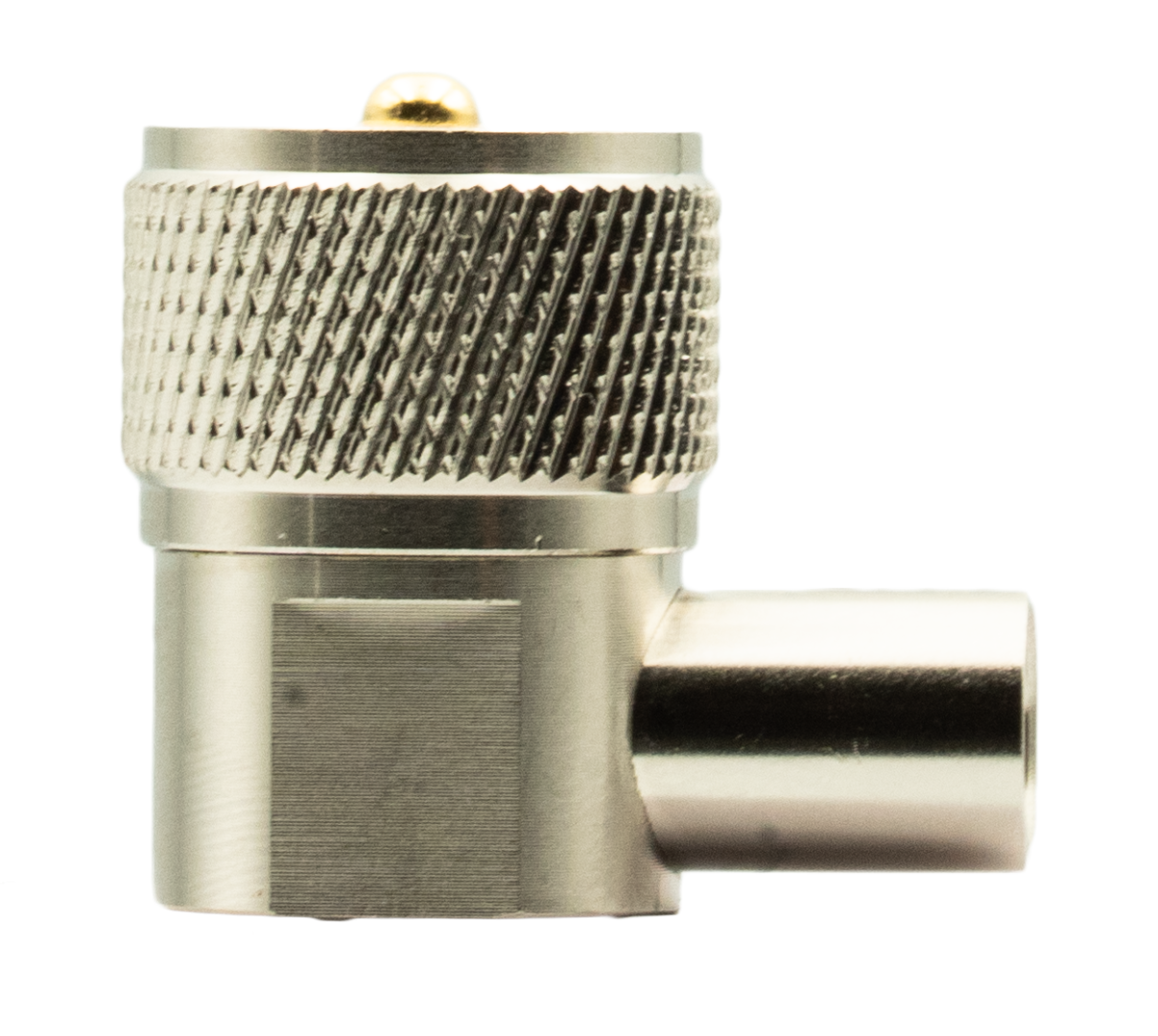 GME RADIOS | FME Male To PL259 Male Right Angle Adaptor (AD518)