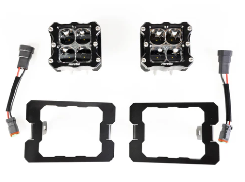 HERETIC STUDIO | Ford F-250 LED Fog Light Kit (2015-2020) - Clear Lens