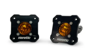 HERETIC STUDIO | BA-1R Amber Flush Mount LED Pod Light Pair Pack