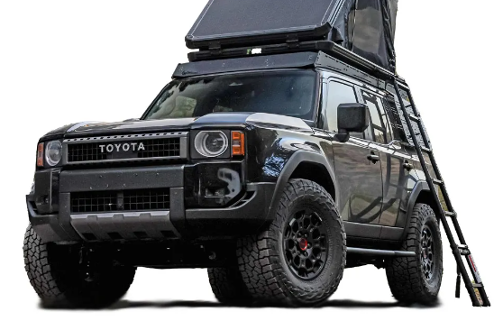 land cruiser with roof tent PRINSU DESIGNS