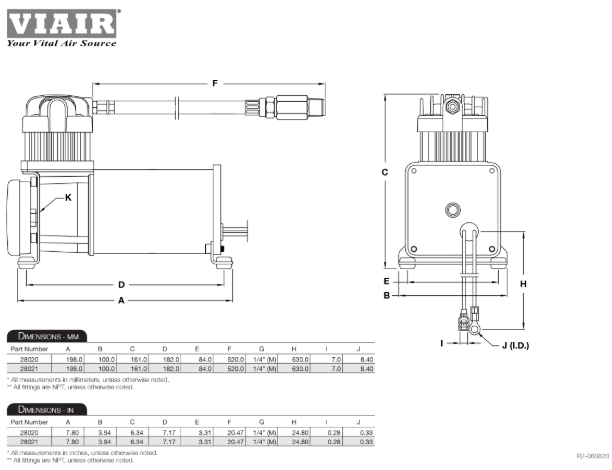 VIAIR | 280C Dual Performance Value Pack (28002)