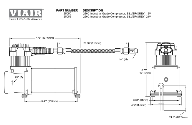 VIAIR | 250C Industrial-Grade Compressor