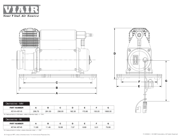 VIAIR | 400P EF Automatic Portable Compressor (40145)