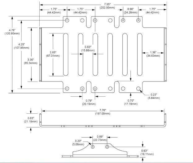 VIAIR | VMS Dual Compressor Custom Lock Mount Bracket