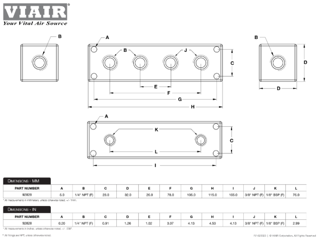 VIAIR | Billet Manifolds