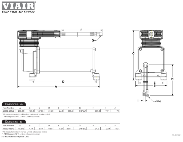 VIAIR | Continuous Duty Onboard Air System (20002)