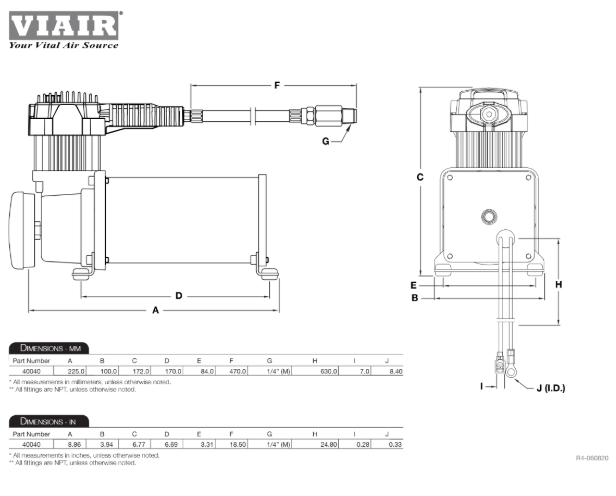 VIAIR | Heavy Duty Onboard Air System (10005)