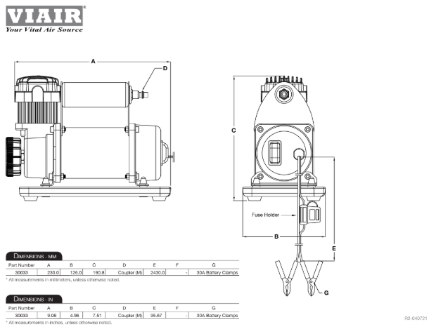 VIAIR | 300P RVS Portable Compressor (30034)