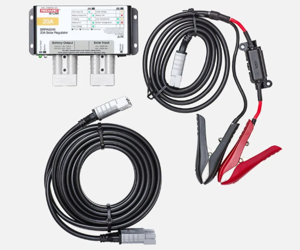 REDARC | 20 Amp Solar Regulator and Cable Value Pack (SRPA20-VP)