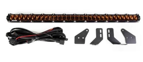 HERETIC STUDIO | Ford F-150 Raptor 2017-2021 Behind The Grille 30" LED Light Bar Amber Lens
