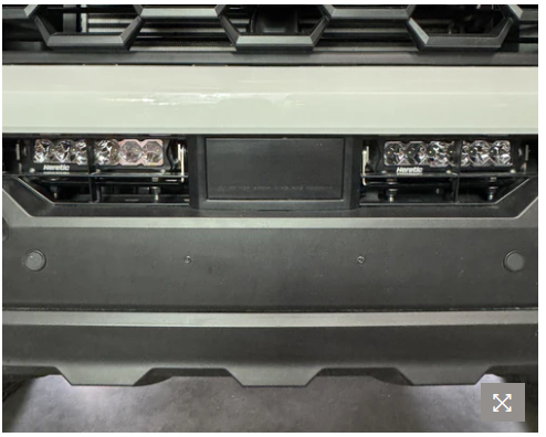 HERETIC STUDIO | 4th Gen Tacoma Behind the Grill Dual 6" Bar Kit - Clear Lens