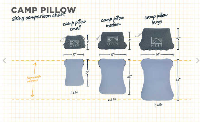 HEST | Camp Pillow Packs