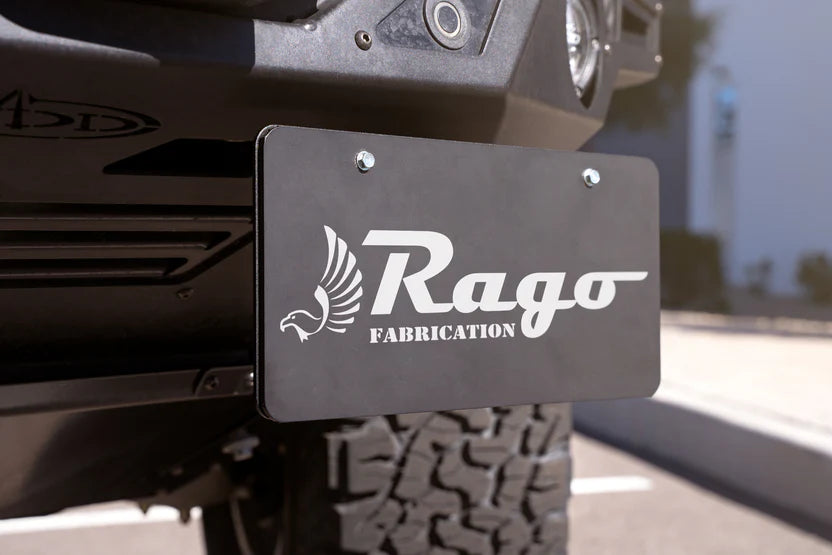 RAGO FABRICATION | Clevis Mounted License Plate Bracket (AC9905201NA)
