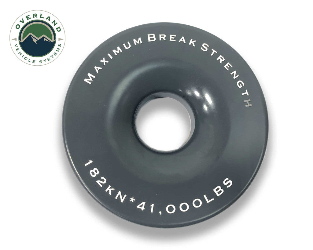 OVERLAND VEHICLE SYSTEMS | Combo Pack Soft Shackle 7/16" 41,000 lb. and Recovery Ring 4.0" 41,000 lb. (19-4716)