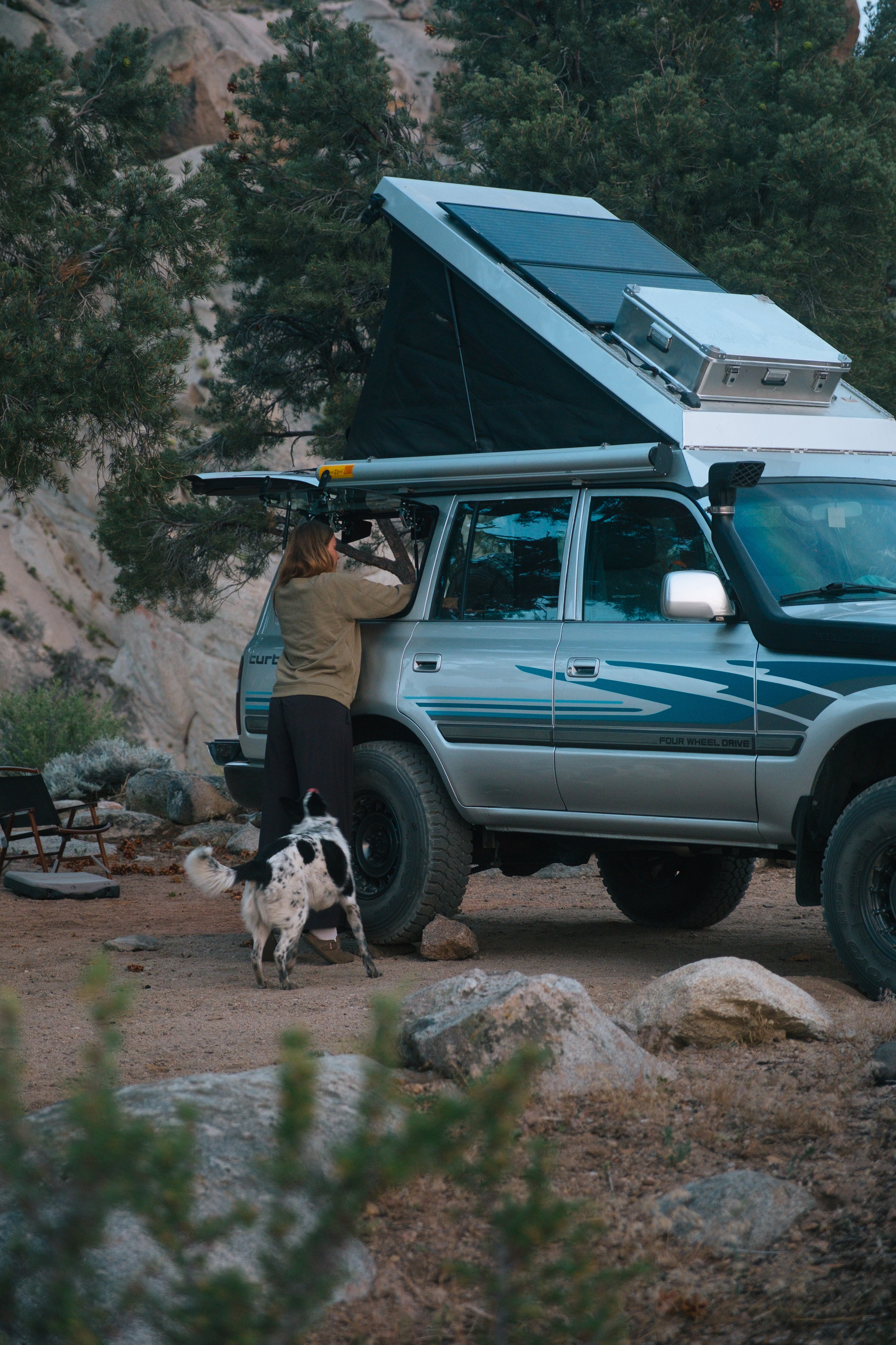 PROWINGCO | Land Cruiser 80 Series Gullwing System Window Passenger Side