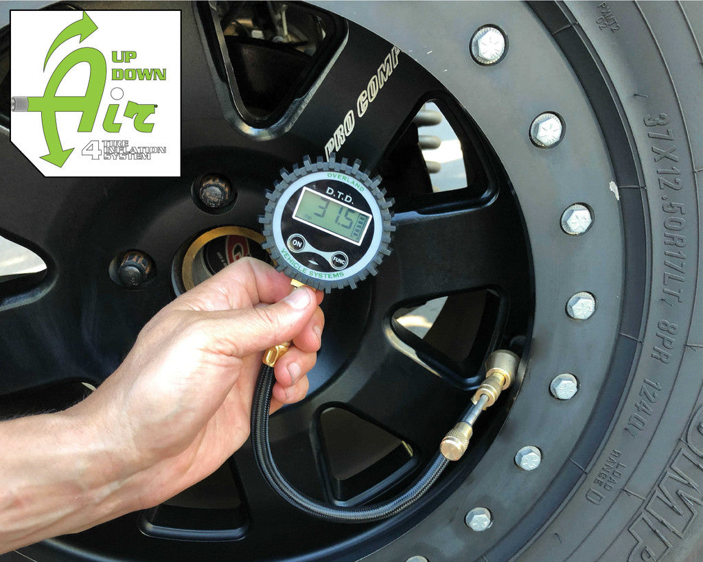 UP DOWN AIR | EGOI Digital Tire Deflator with Valve Kit & Storage Bag Universal (12020001)