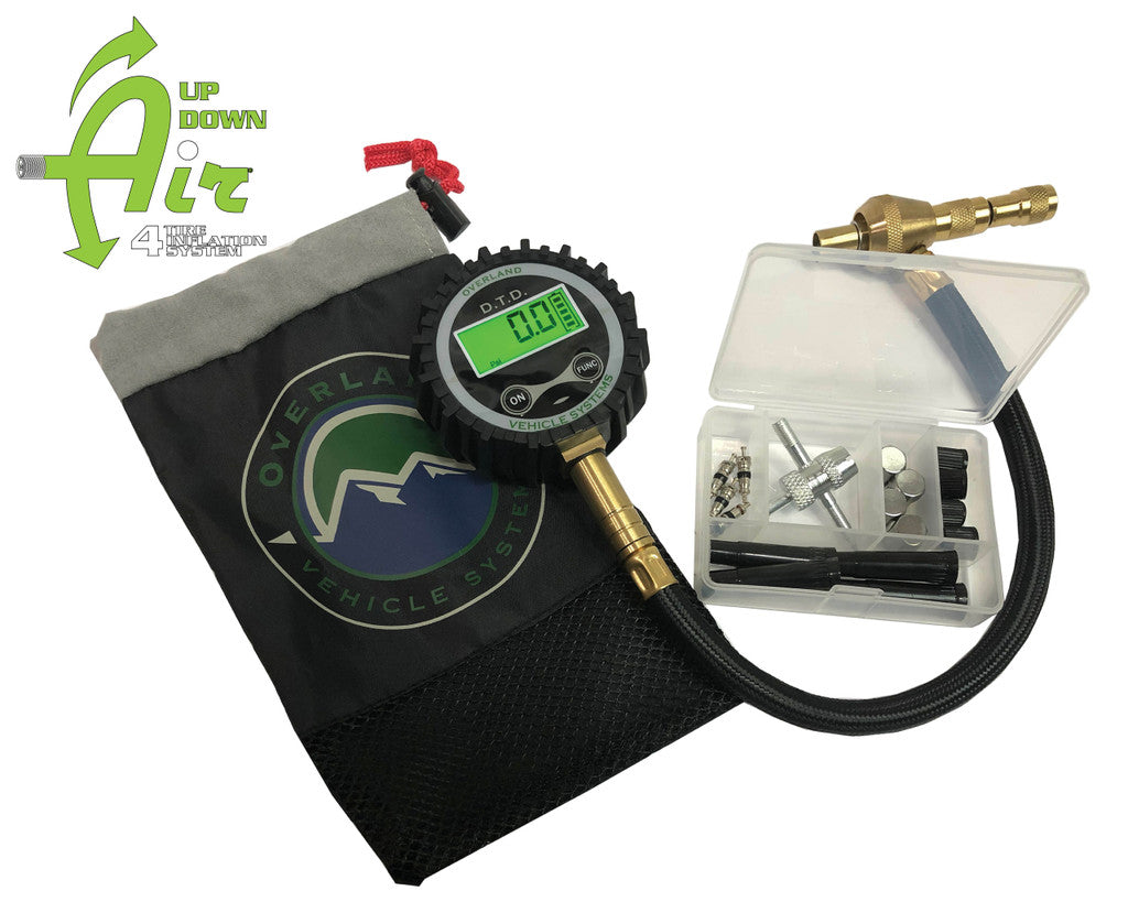 UP DOWN AIR | EGOI Digital Tire Deflator with Valve Kit & Storage Bag Universal (12020001)