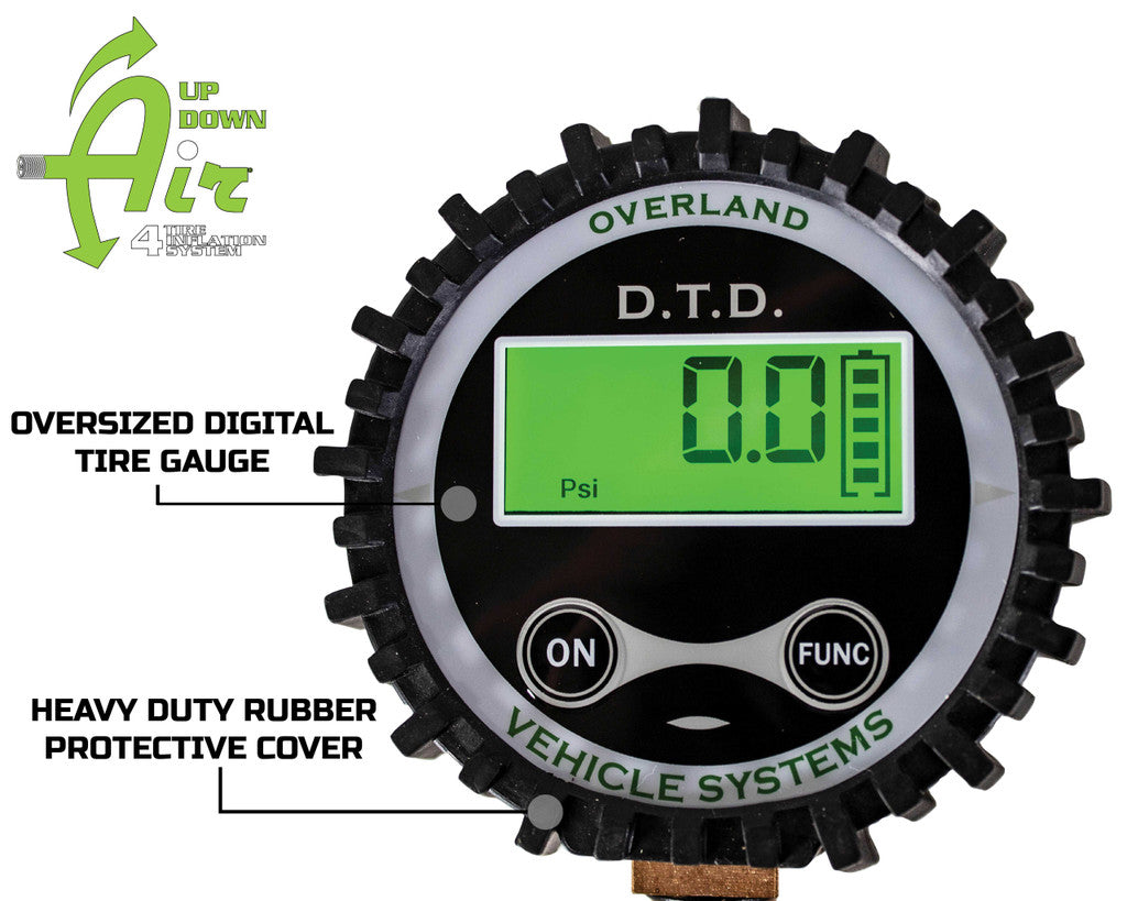 UP DOWN AIR | EGOI Digital Tire Deflator with Valve Kit & Storage Bag Universal (12020001)