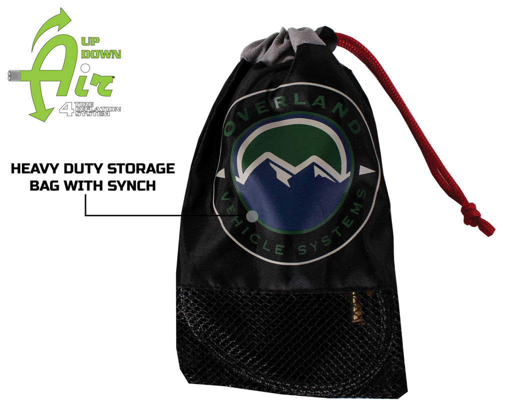 UP DOWN AIR | EGOI Digital Tire Gauge with Valve Kit & Storage Bag Universal (12010001)