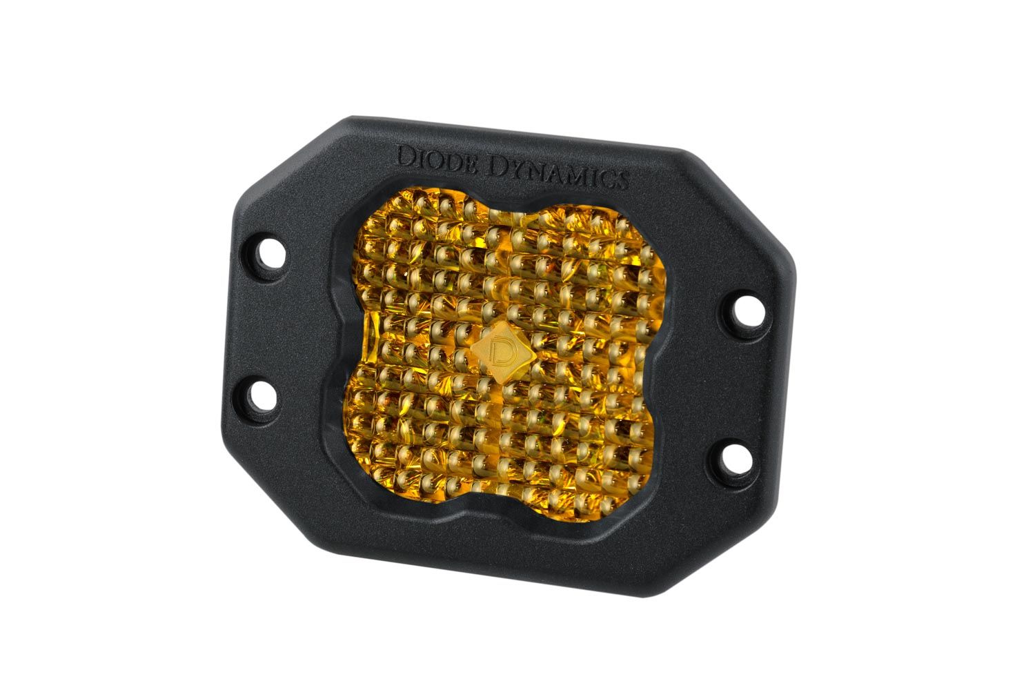 DIODE DYNAMICS | SS3 SAE Yellow Sport Flush Mount LED Pod (One)