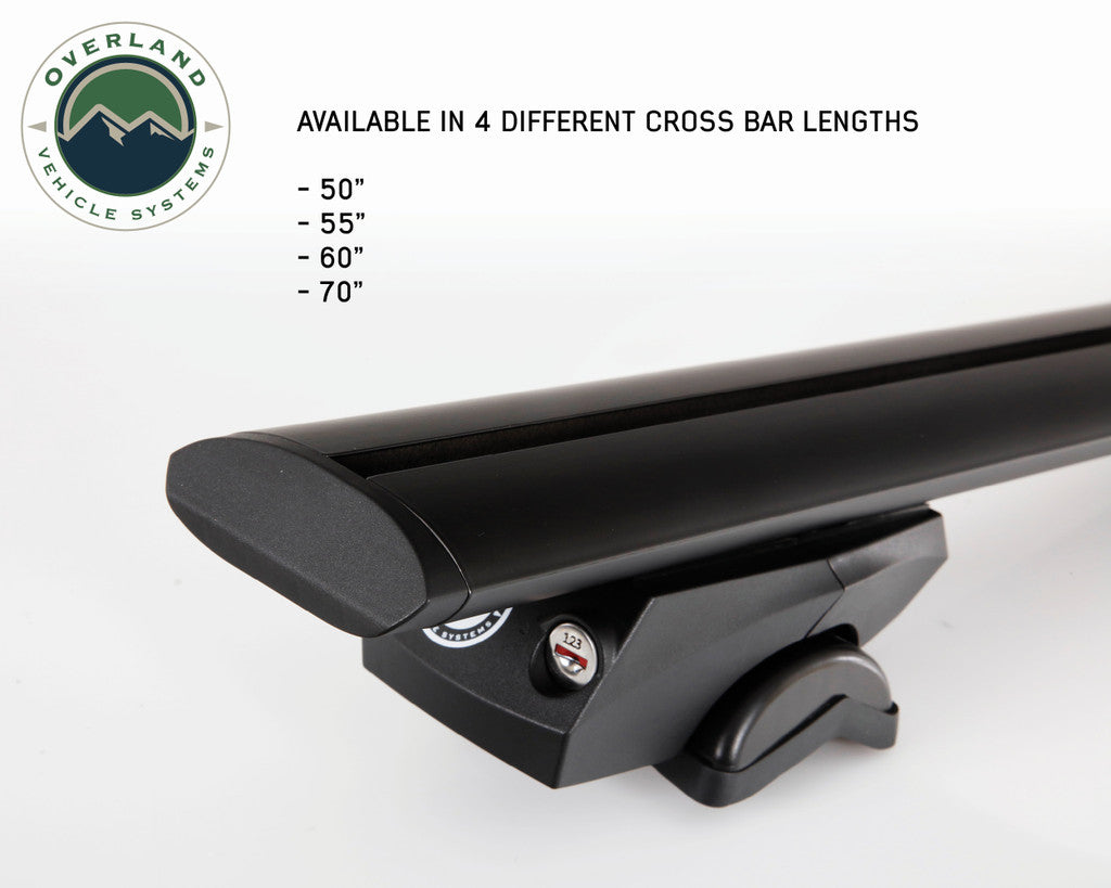 OVERLAND VEHICLE SYSTEMS | Freedom Cross Bars System for Factory Side Rail Mount (220301079)
