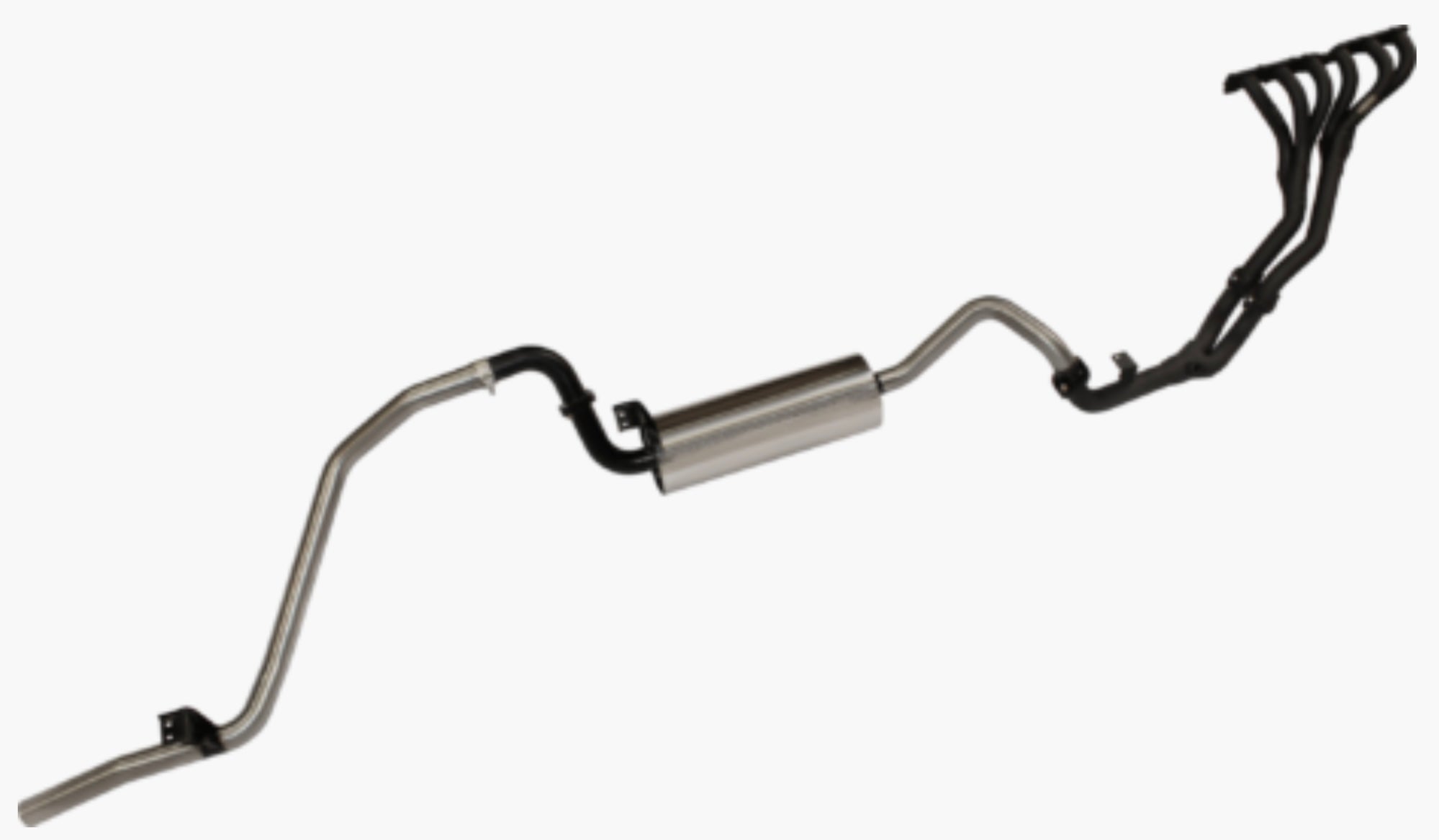 MANTA EXHAUSTS | FZJ80 4.5L Full Aluminized Steel System with Mandrel Bent Headers (MKTY0073)