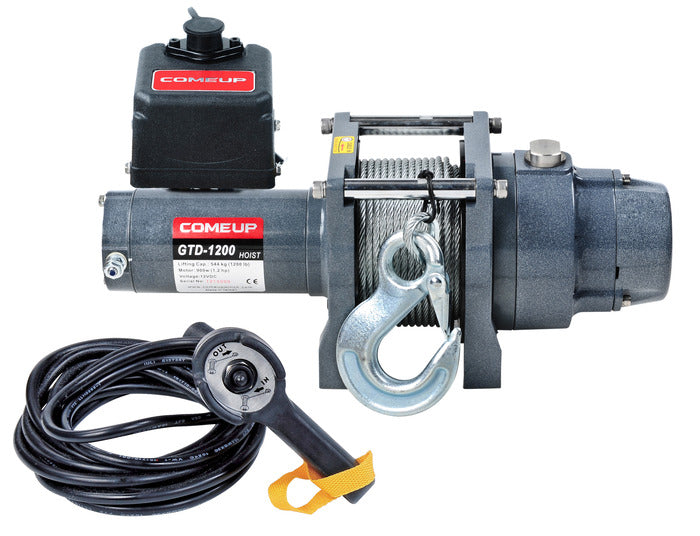 COMEUP WINCH | GTD-1200 12V 1,200lb DC Hoist