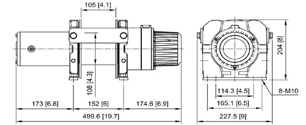 COMEUP WINCH | GTD-2200 12V 2,200lb DC Hoist
