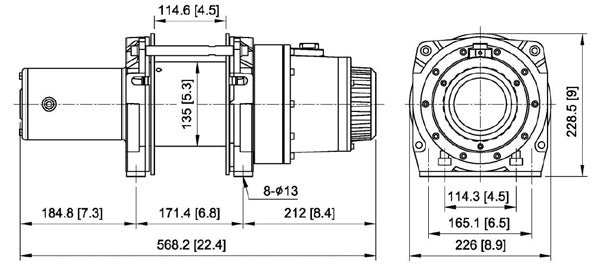 COMEUP WINCH | GTD-2800 12V 2,800lb DC Hoist