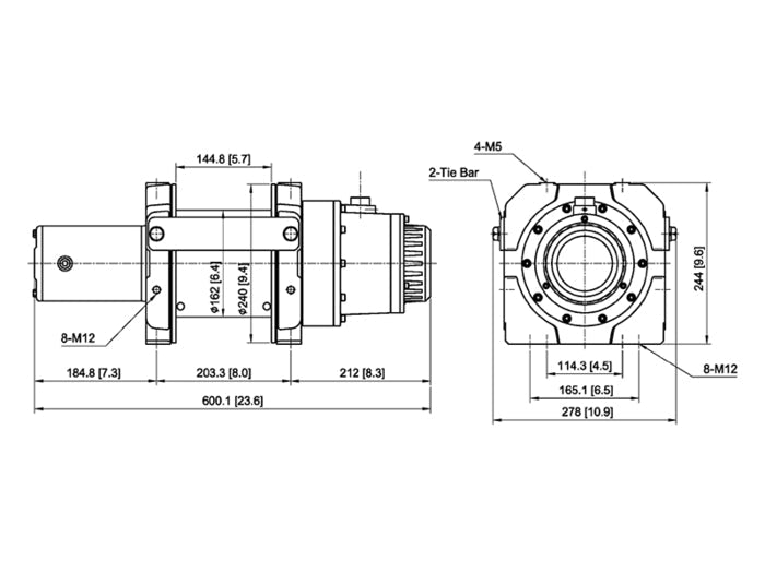 COMEUP WINCH | GTD-3300 12V Hoist Only