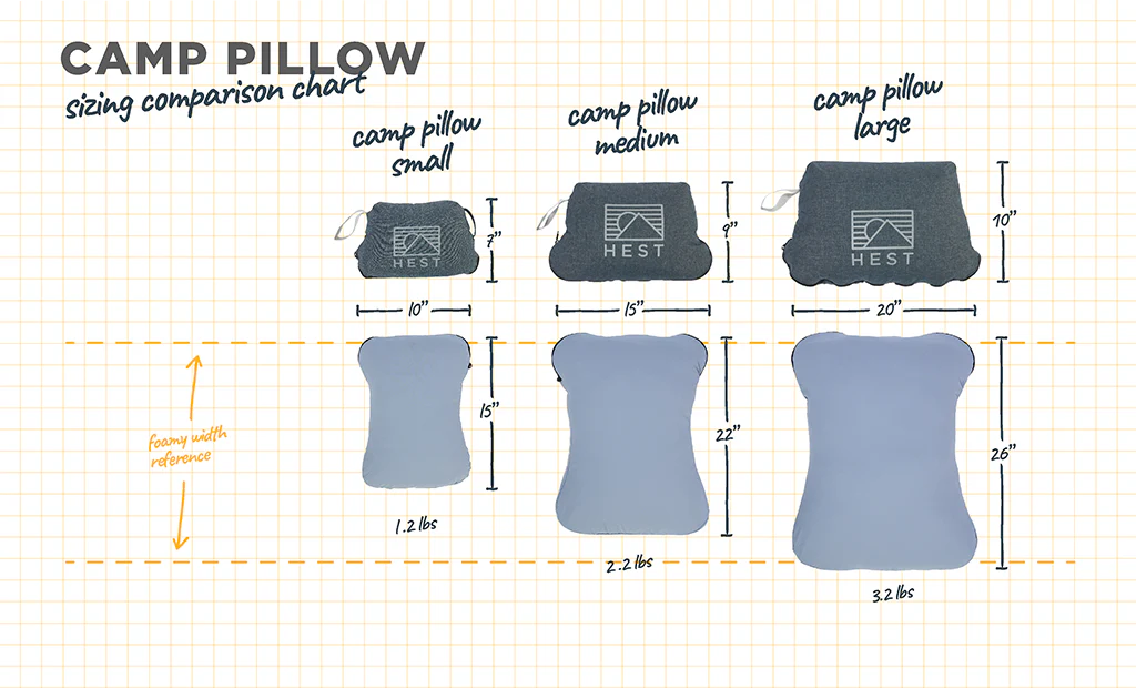 HEST | Camp Pillow (P23608BLU)