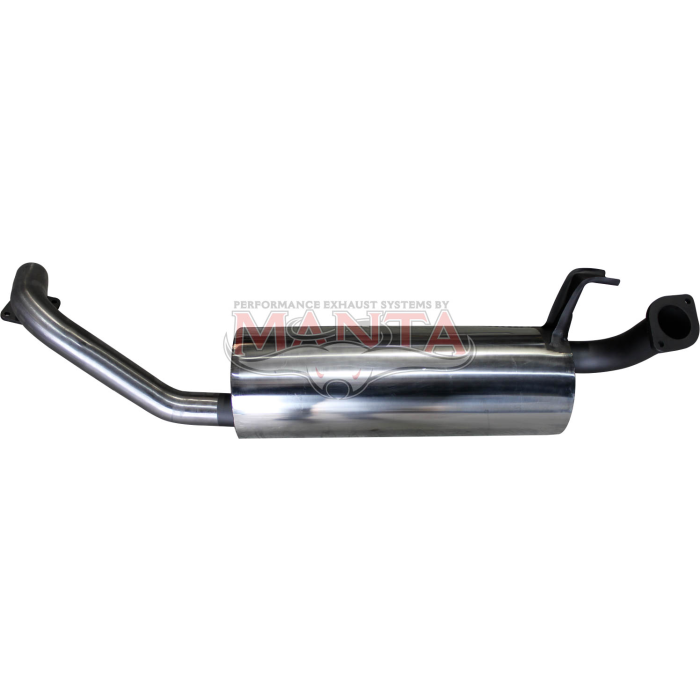 MANTA EXHAUSTS | LandCruiser FZJ80 Stainless Steel 2 1/2in Centre Muffler (SSMBM287MF)