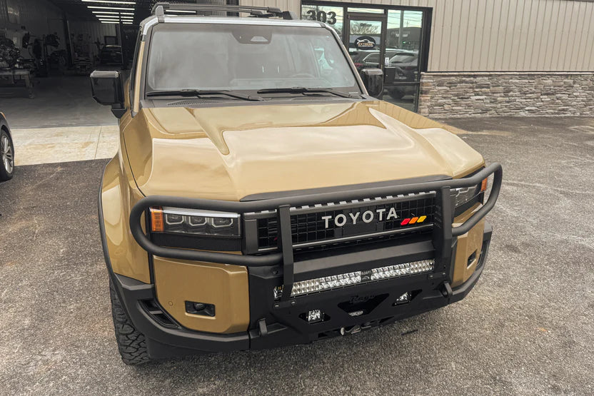 RAGO FABRICATION | Land Cruiser 250 Series (2024 - Present) Brush Guard For Rago's Center Mount Front Bumper (AC7707101NA)