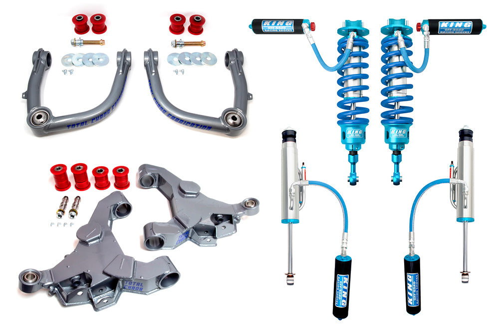 TOTAL CHAOS FABRICATION | Land Cruiser 200 Series (2008-2021) Mid Travel Lift Kit W/ Front And Rear 3.0 Inch Diameter Adjustable Shocks (08-30-K3A)