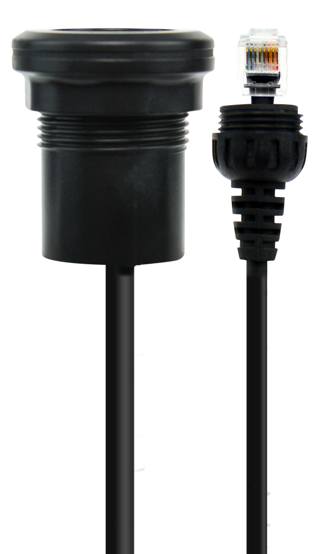 GME RADIOS | IP67 Microphone Extension Lead 6 1/2ft With Panel Mount Suit XRS-390C (LE119)