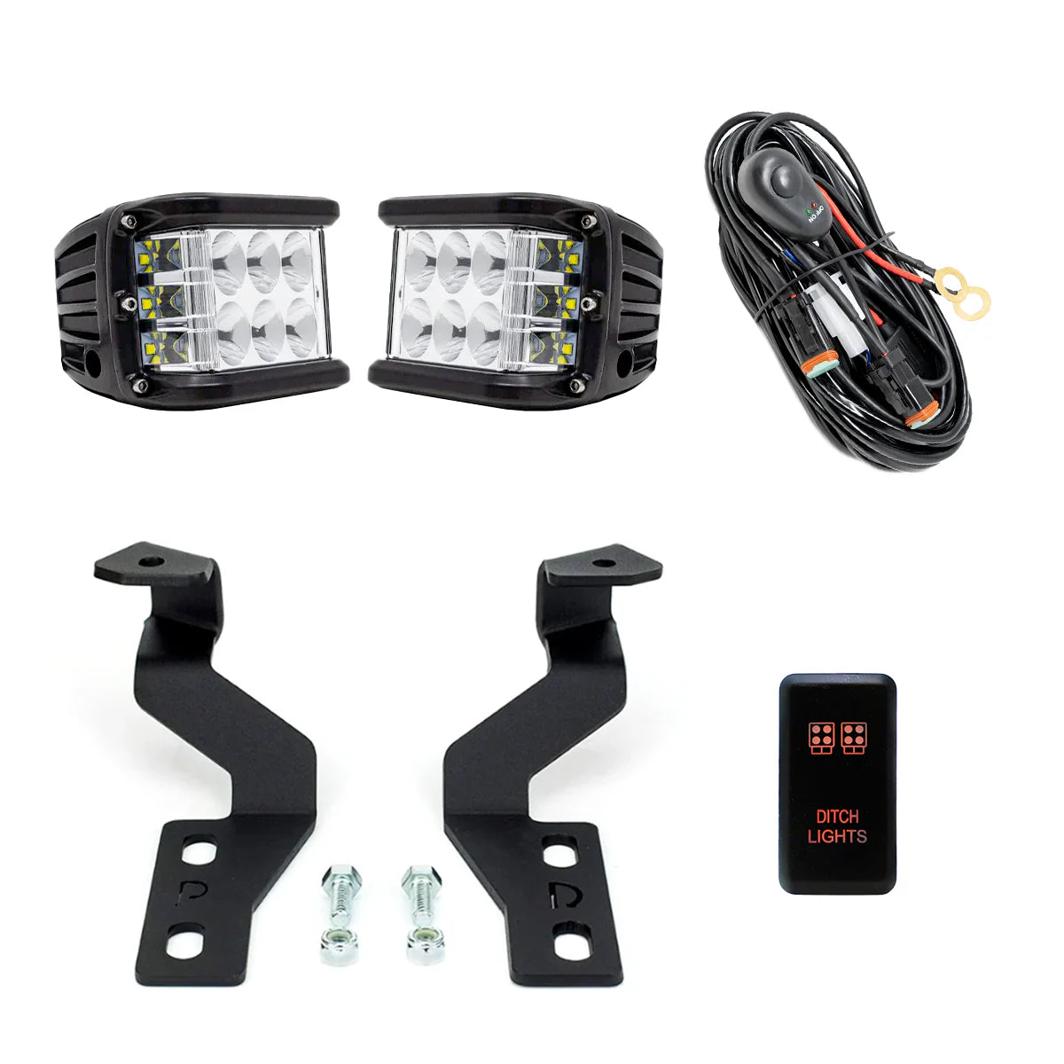 CALI RAISED | 4Runner 4th Gen (2003-2009) Low Profile Ditch Light Kit (CR2811)