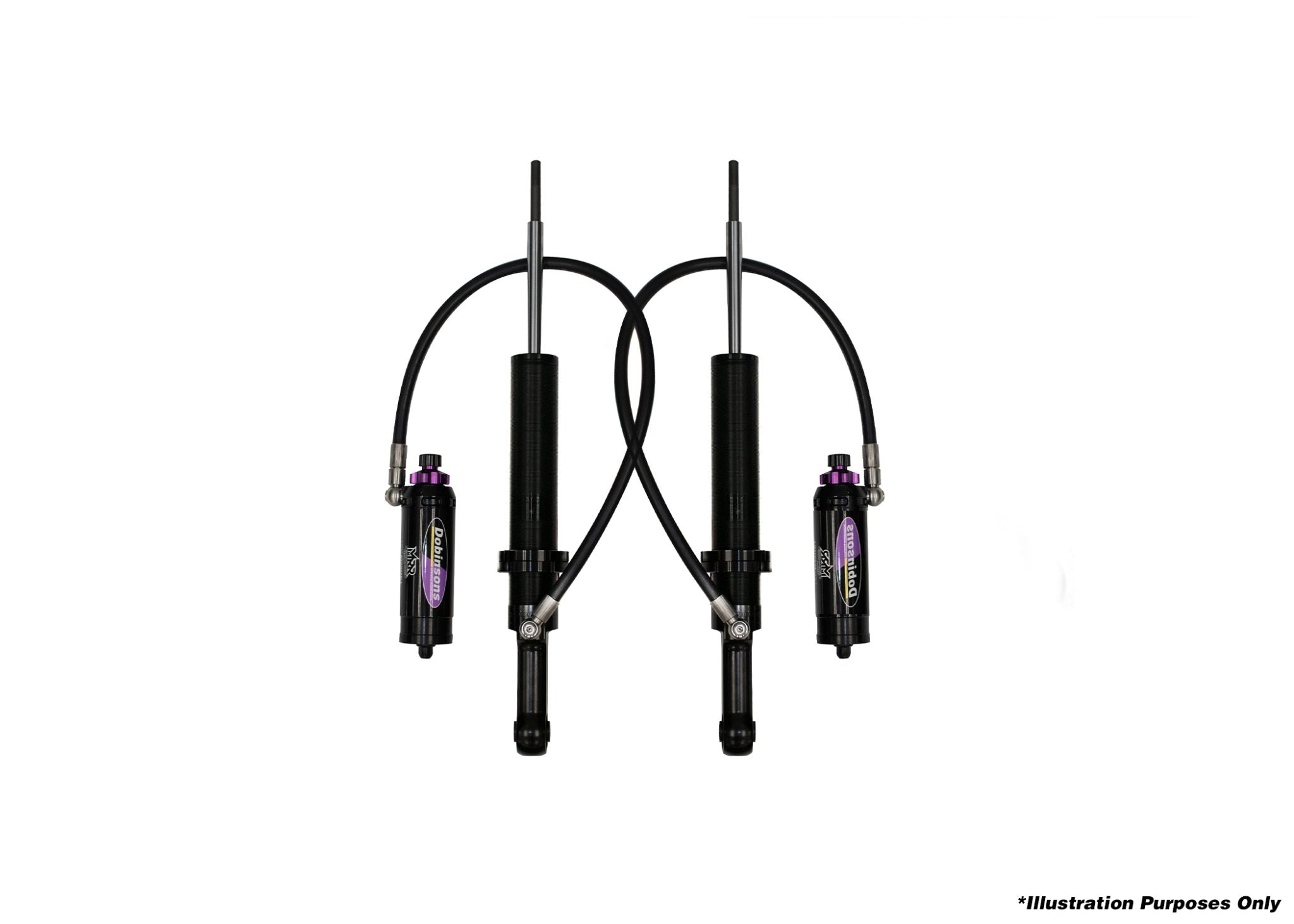 DOBINSONS | 4Runner 6th Gen (2025-2026) & Land Cruiser 250 Series (2024-2026) MRA 3-Way Adjustable Monotube Reservoir Front Strut - 2.6" (MRA59-A662)