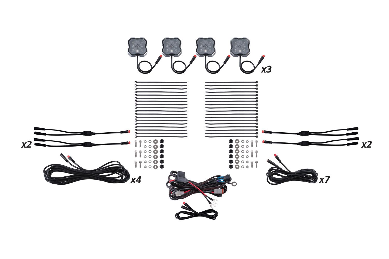 DIODE DYNAMICS | Stage Series RGBW LED Rock Light Kit (12-Pack)
