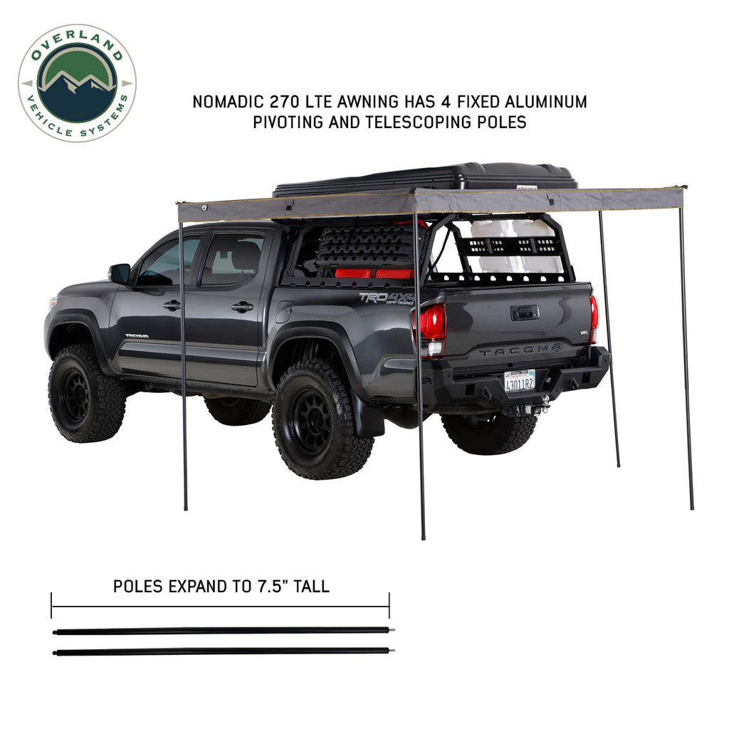 OVERLAND VEHICLE SYSTEMS | Nomadic 270 LTE Driver Side 270 Degree Awning (19679907)