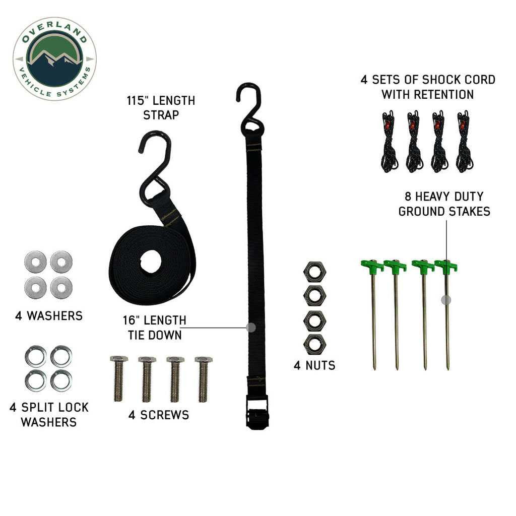 OVERLAND VEHICLE SYSTEMS | Nomadic 270 LTE Driver Side 270 Degree Awning (19679907)