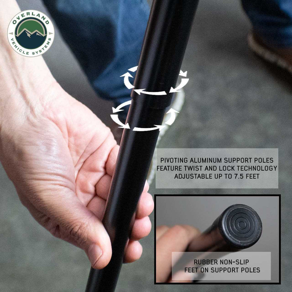 OVERLAND VEHICLE SYSTEMS | Nomadic 270 LTE Passenger Side 270 Degree Awning (19689909)