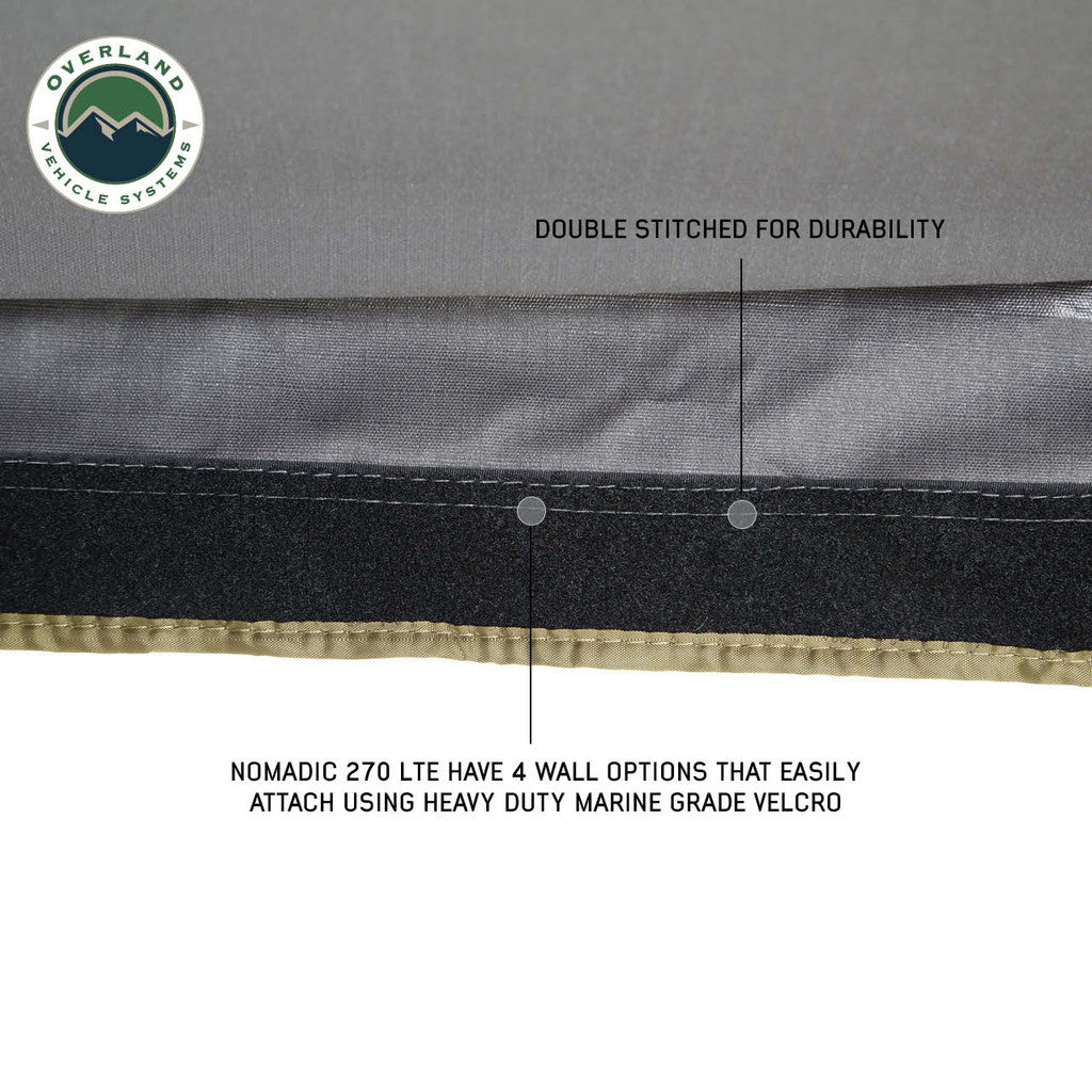 OVERLAND VEHICLE SYSTEMS | Nomadic 270 LTE Passenger Side 270 Degree Awning (19689909)